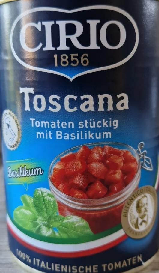 Fotografie - Toscana tomaten stückig mit Bailikum Cirio