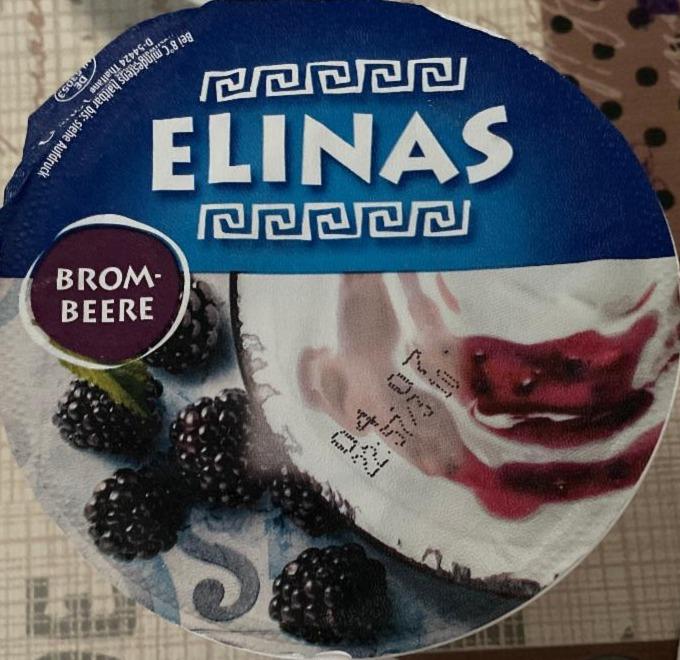 Fotografie - řecký jogurt ostružinový Elinas