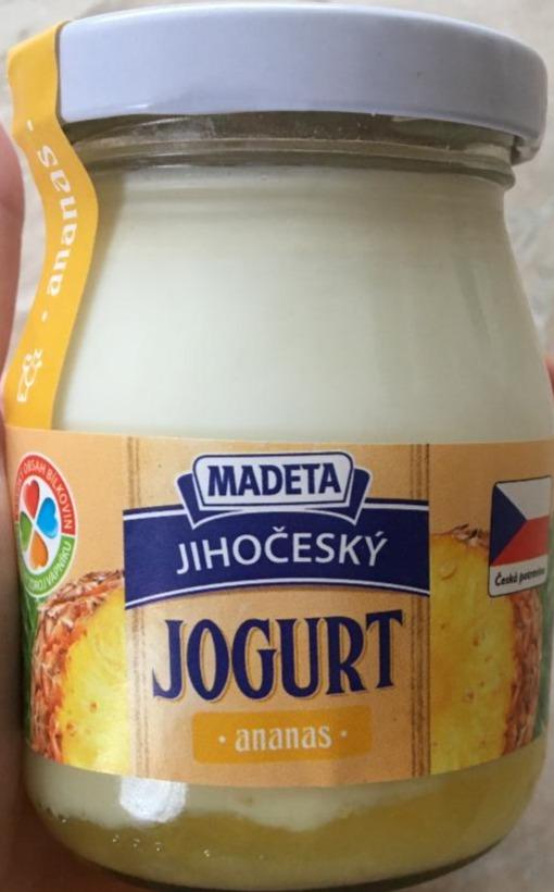 Fotografie - Jihočeský jogurt ananas Madeta