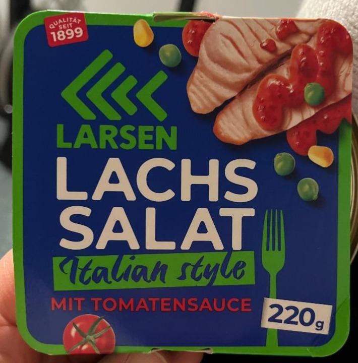 Fotografie - Salmon Salad Italian style mit Tomatensauce Larsen