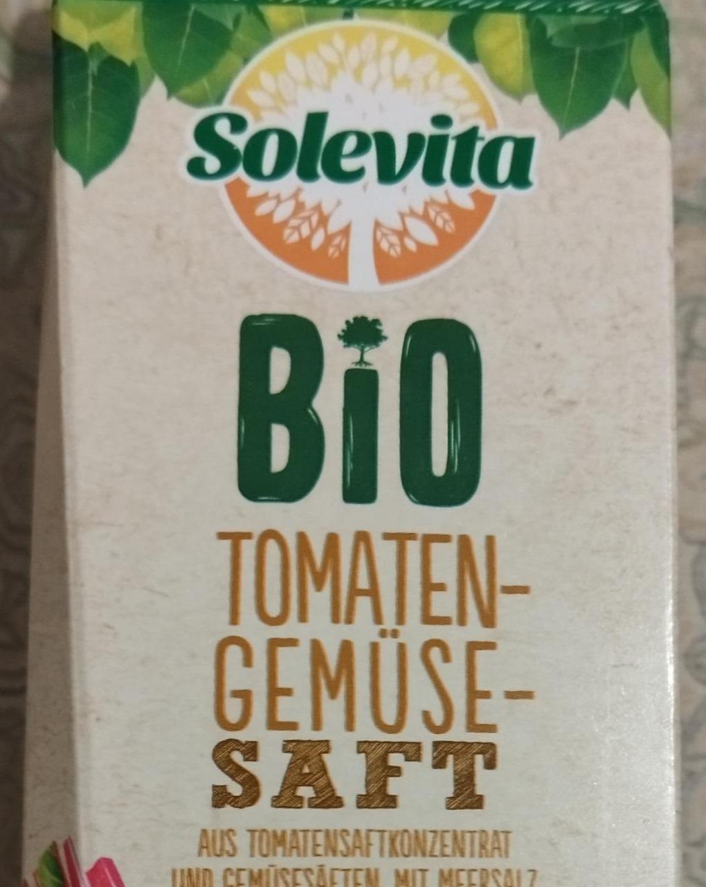 Fotografie - Bio Tomaten-Gemüse-Saft Solevita