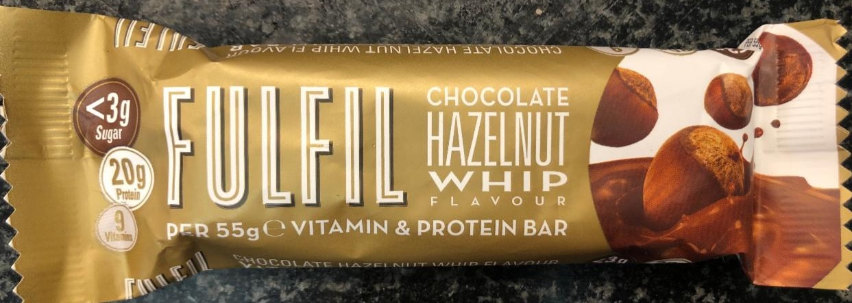 Fotografie - Chocolate hazelnut whip flavour Fulfil Nutrition