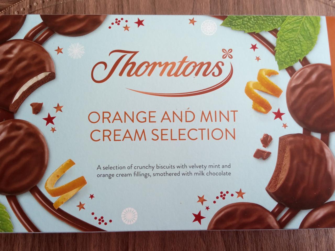 Fotografie - Thorntons Orange and Mint Cream selection