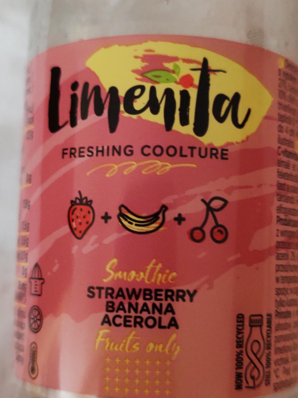 Fotografie - Limenita smoothie Strawberry banana acerola
