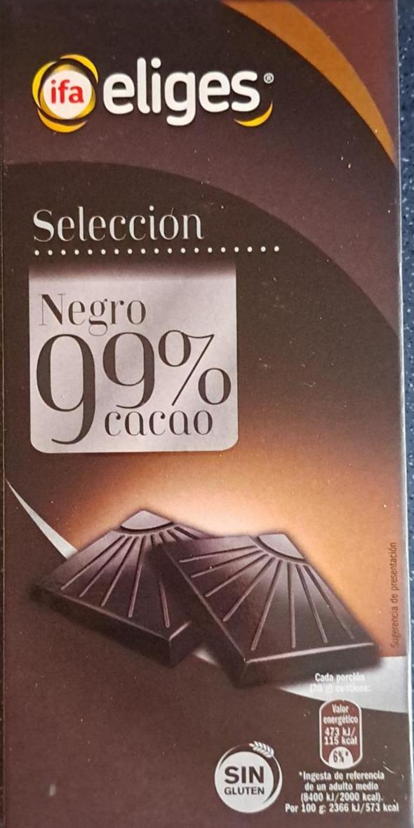 Fotografie - Seleccion Negro 99% cacao Eliges