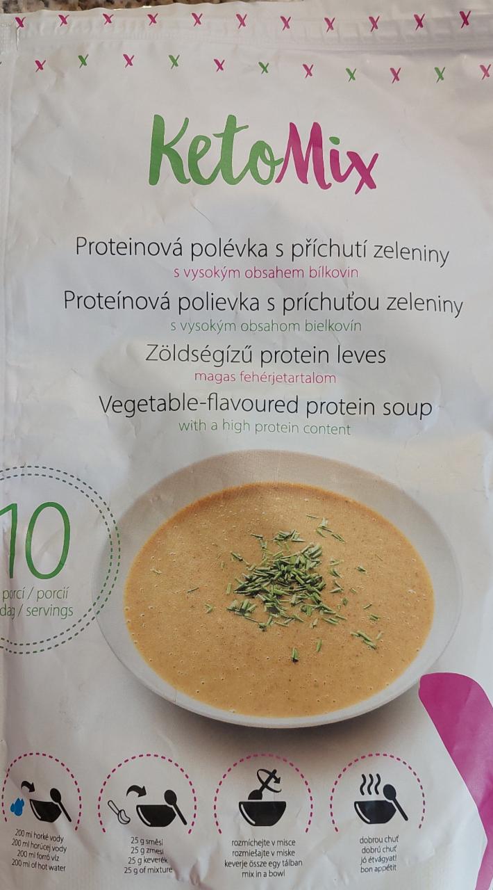 Fotografie - Proteinová polévka s příchutí zeleniny KetoMix