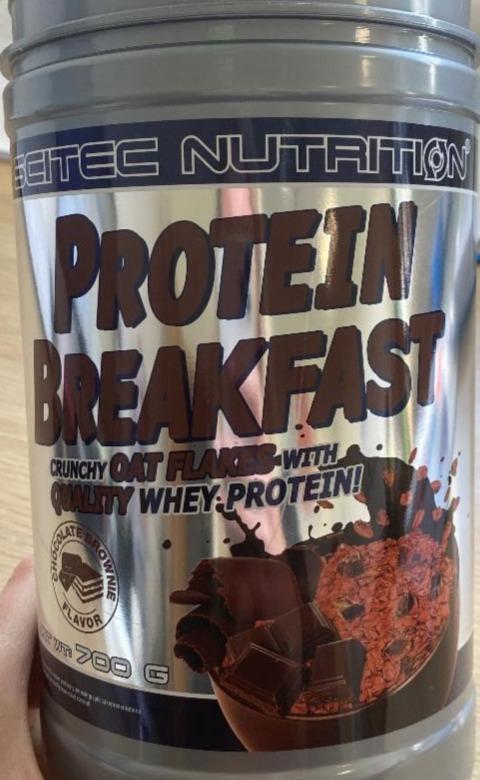 Fotografie - Protein Breakfast Chocolate Brownie flavor Scitec Nutrition