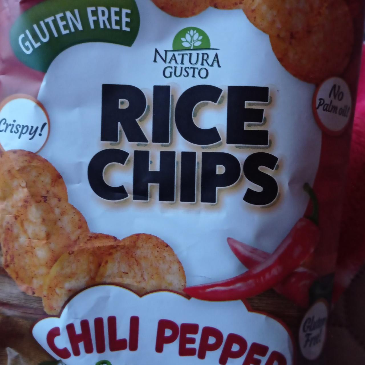Fotografie - Rice chips Chili pepper Natura Gusto