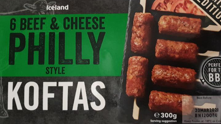 Fotografie - Beef and cheese Philly style koftas