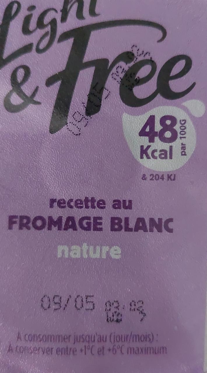 Fotografie - Fromage blanc nature Light & Free