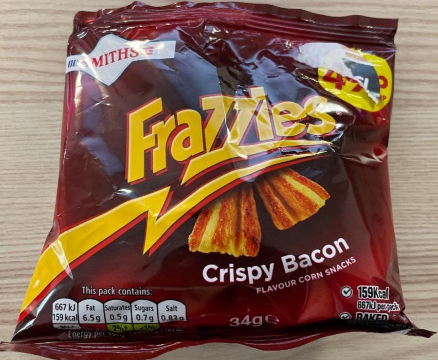Fotografie - Frazzles Crispy Bacon Corn Snacks Smiths