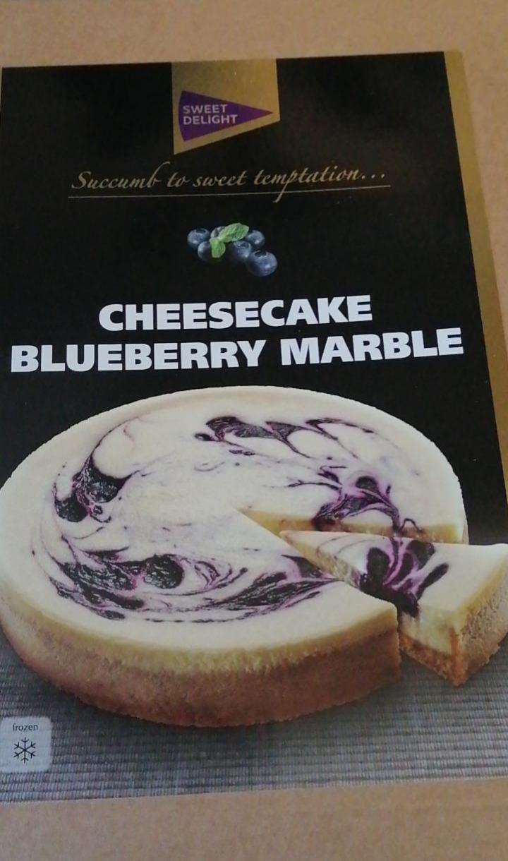 Fotografie - Cheesecake Blueberry Marble Sweet delight