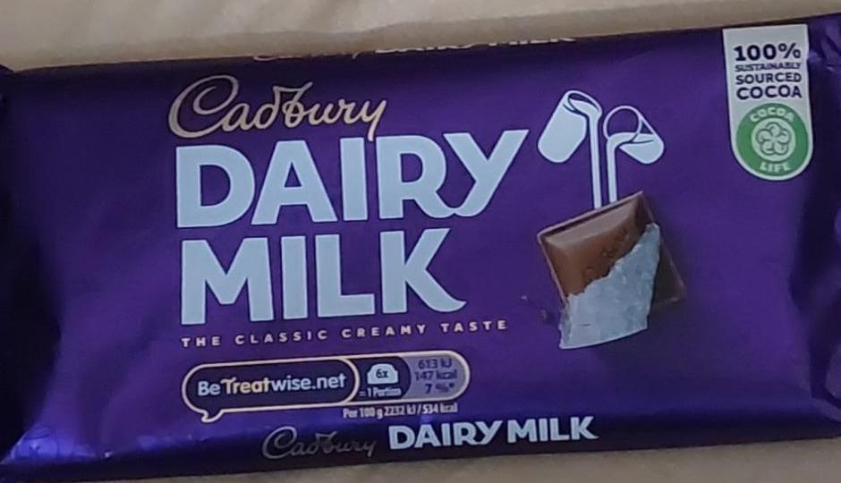 Fotografie - Dairy Milk Cadbury