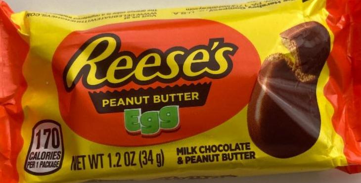 Fotografie - Peanut butter egg Milk chocolate & peanut butter Reese's