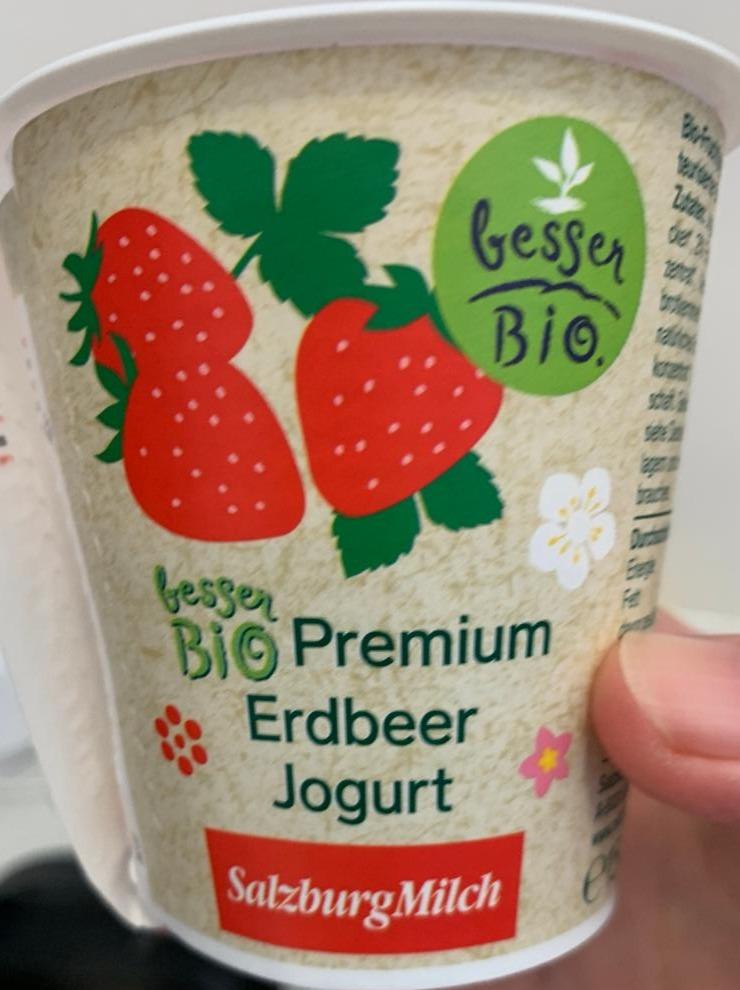 Fotografie - Premium Joghurt Erdbeere Besser Bio