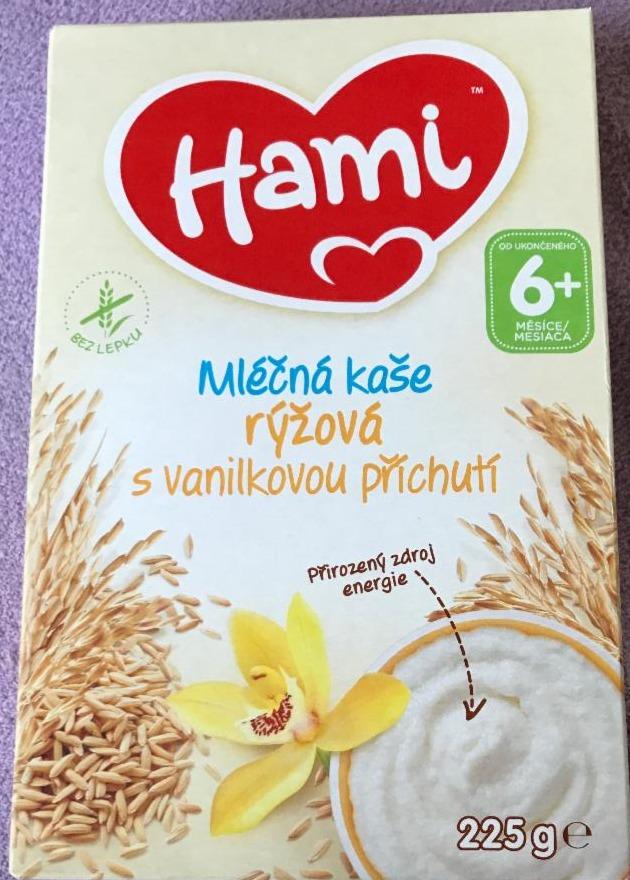 Fotografie - Mléčná kaše rýžová s vanilkovou příchutí Hami