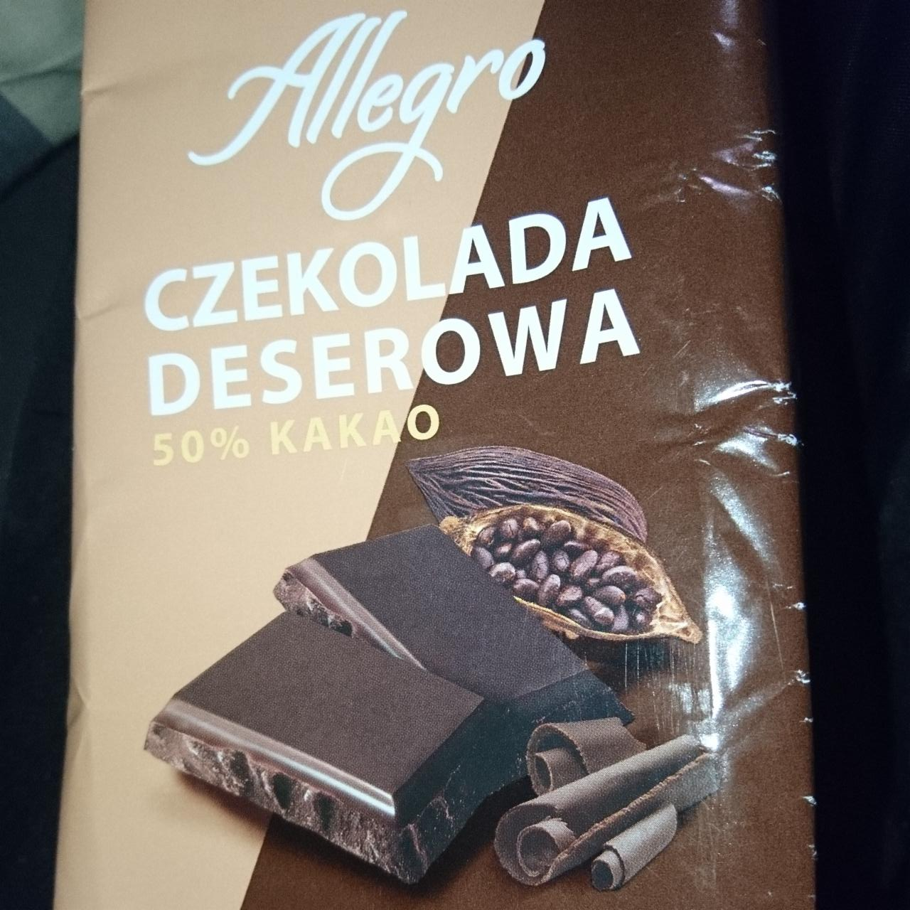 Fotografie - Czekolada deserowa 50% kakao Allegro