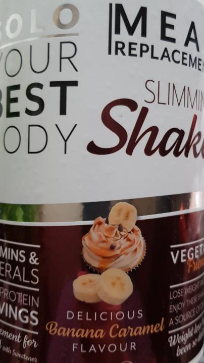 Fotografie - Solo Meal Replacement Slimming Weight Loss Shake Banana Caramel