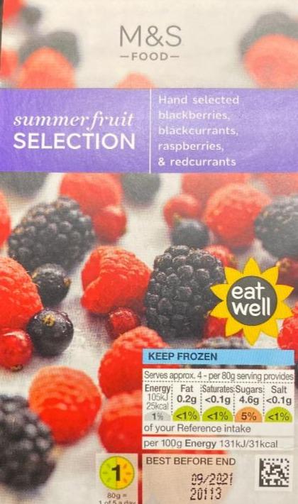 Fotografie - Summer fruit selection Marks & Spencer
