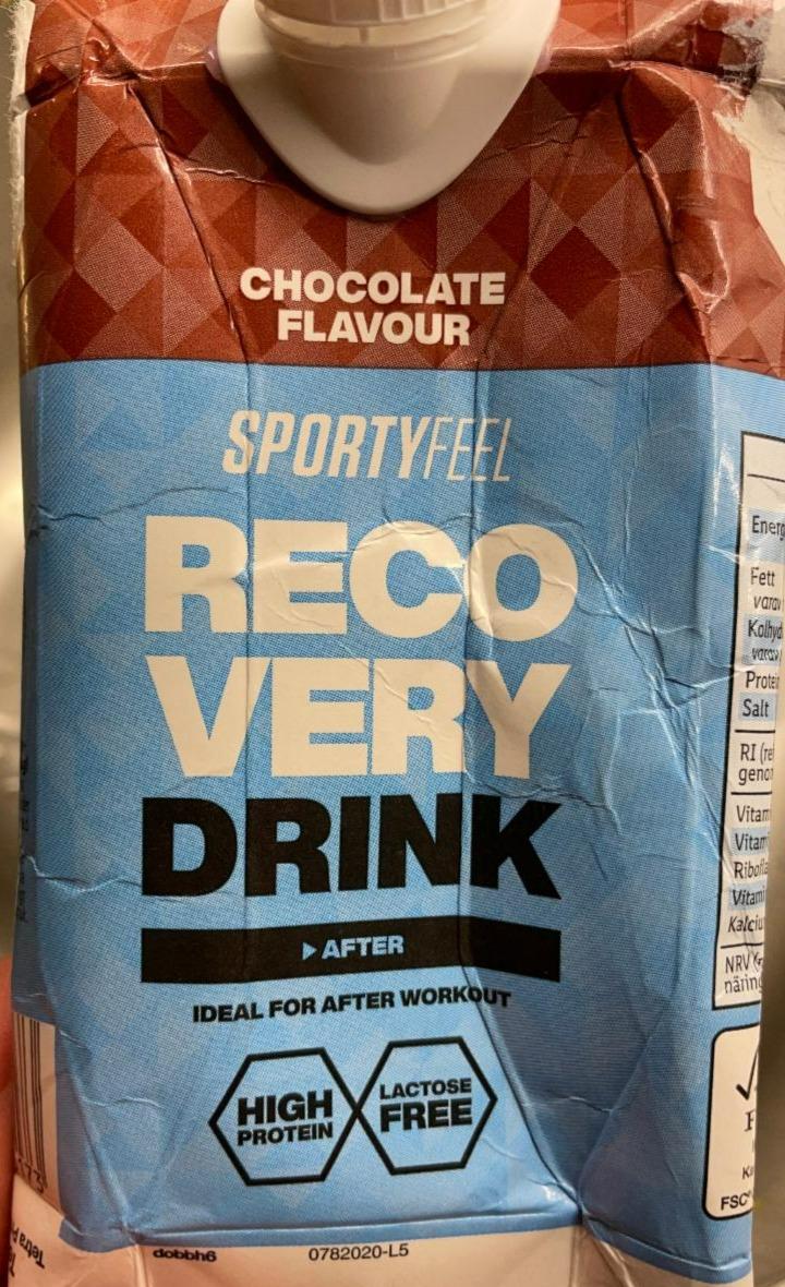 Fotografie - Recovery drink Chocolate flavour Sportyfeel