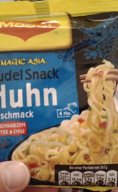 Fotografie - Magic Asia Instant Nudel Snack Huhn Maggi