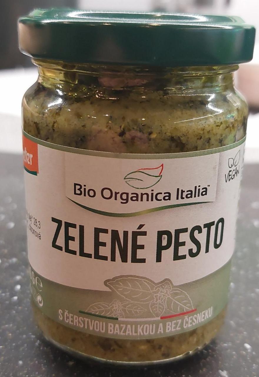 Fotografie - Bio Organica Italia Zelené pesto s čerstvou bazalkou a bez česneku Demeter