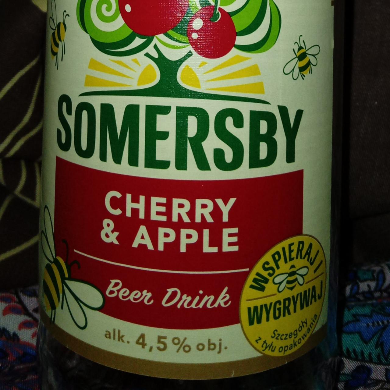 Fotografie - Cherry & apple beer drink alk. 4,5% obj. Somersby