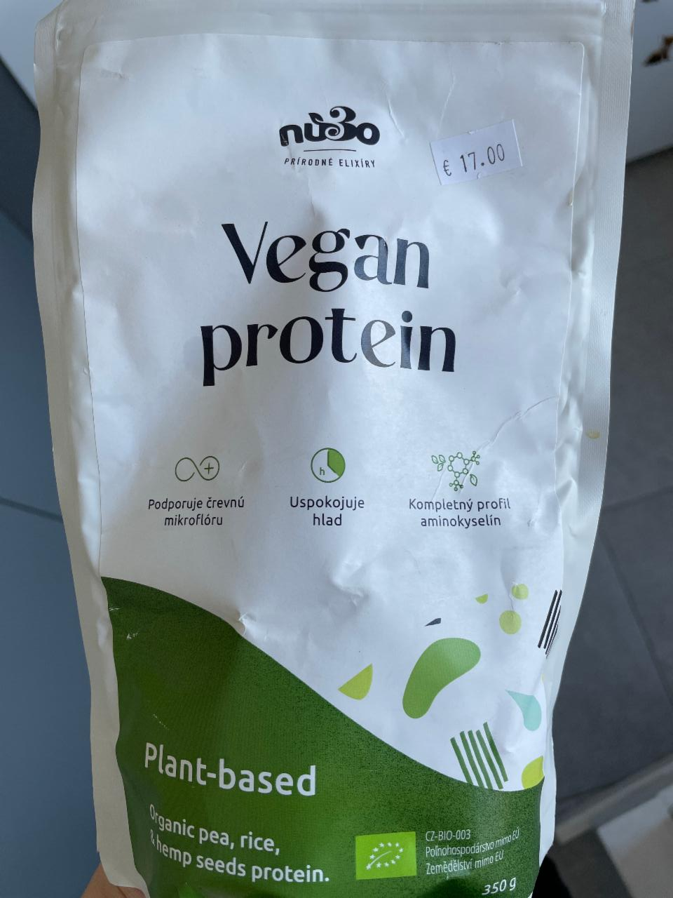 Fotografie - vegan protein nu3o