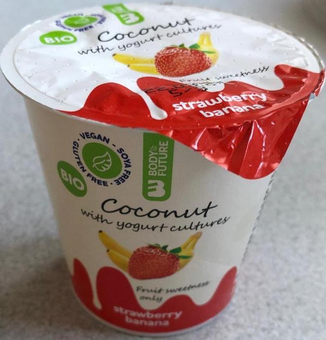 Fotografie - Bio Coconut with yogurt cultures Strawberry & Banana Body & Future