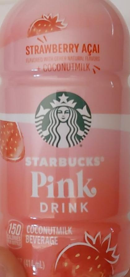Fotografie - Pink drink strawberry acai Starbucks