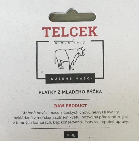Fotografie - sušené maso, plátky z mladého býčka Telcek