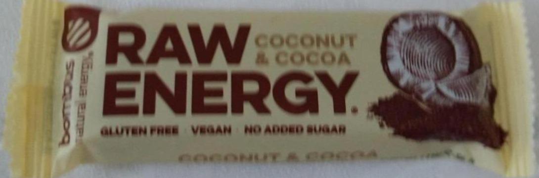 Fotografie - Raw energy coconut & cocoa Bombus