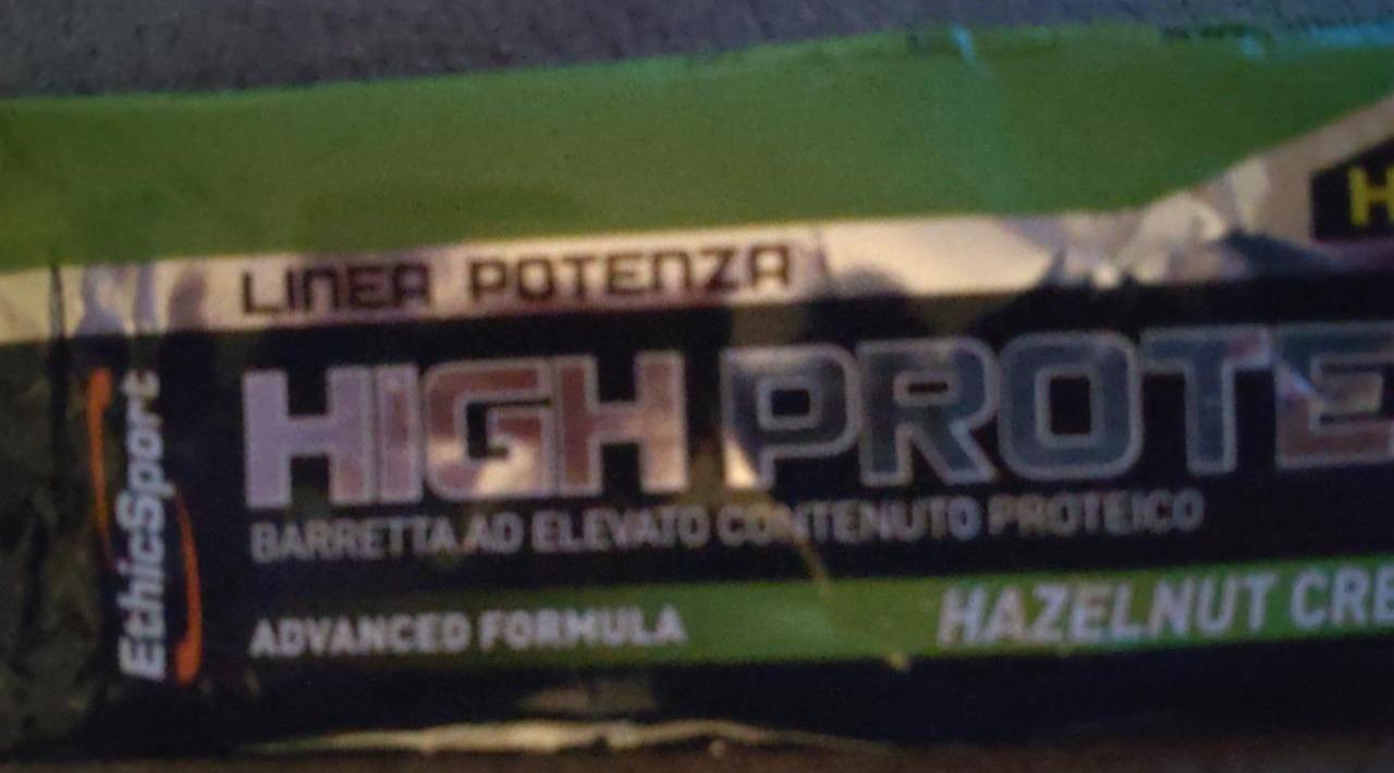 Fotografie - High Protein Barretta a elevato contenuto proteico Hazelnut Cream EthicSport