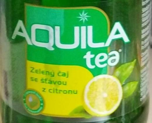 Fotografie - Aquila Tea Zelený čaj se šťávou z citronu