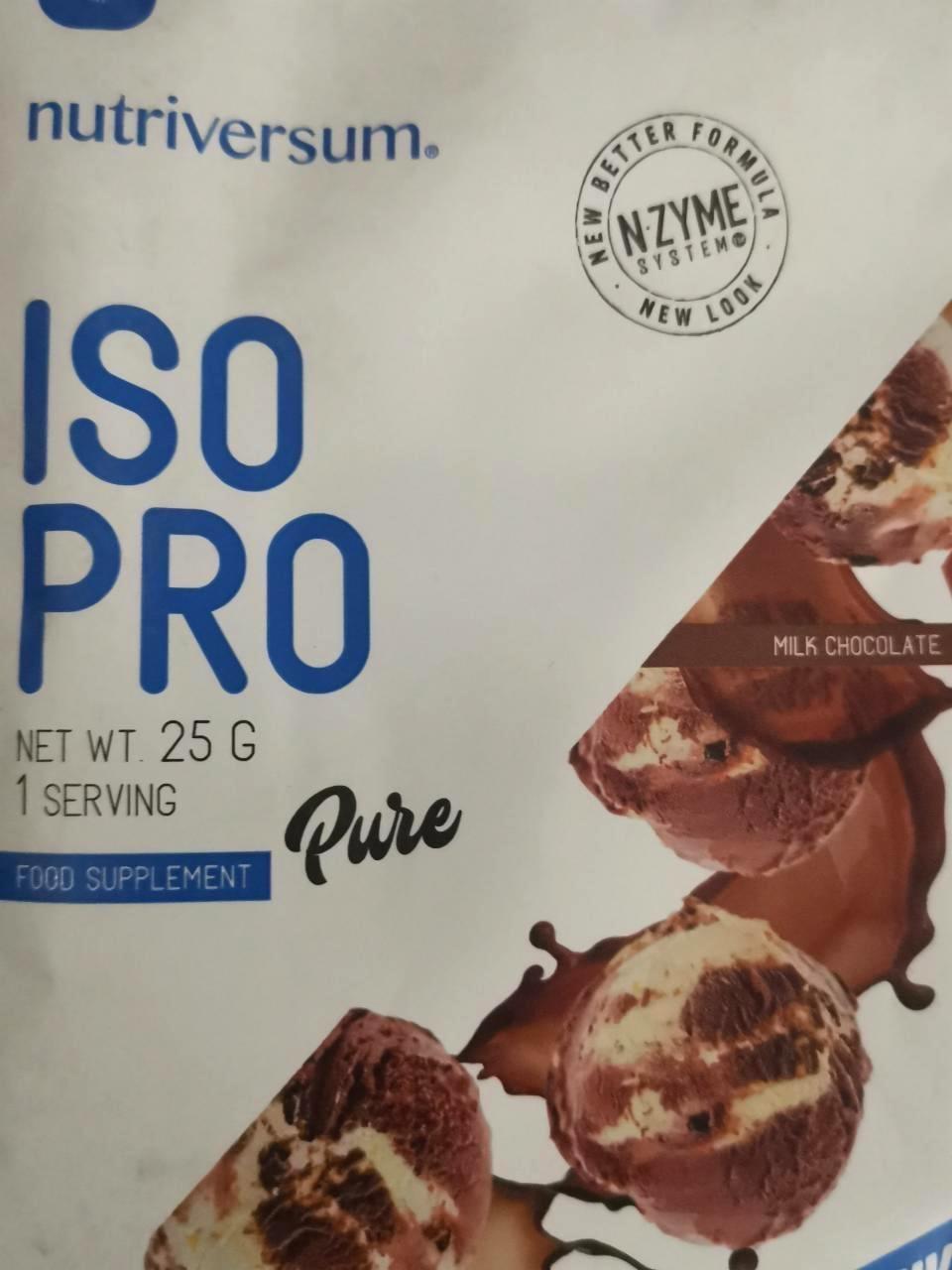 Fotografie - Iso pro Milk chocolate Nutriversum