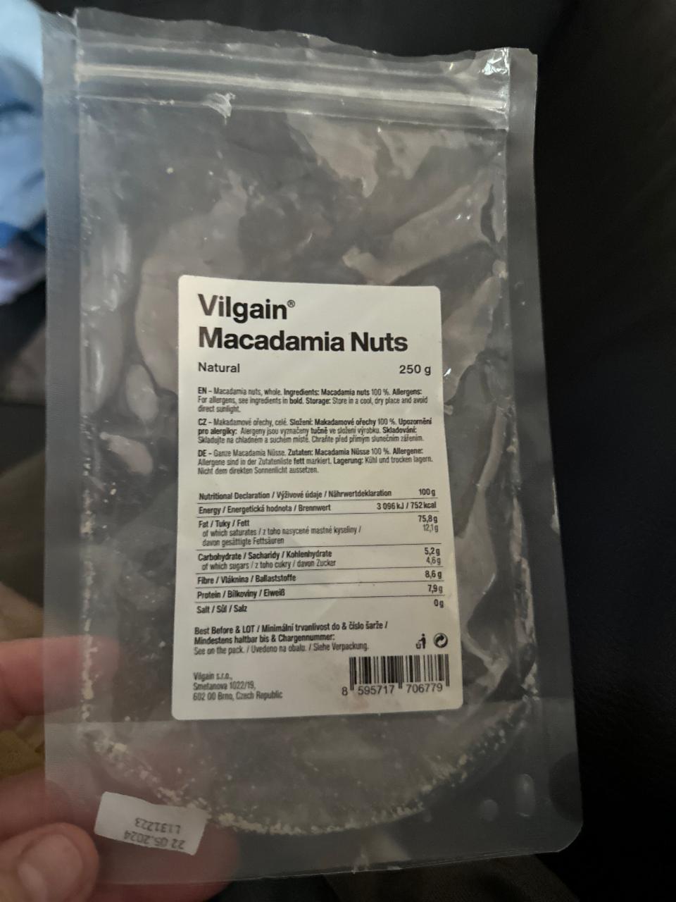 Fotografie - Macadamia Nuts Natural Vilgain