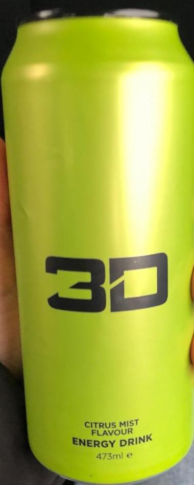 Fotografie - 3D Energy Drinks Citrus Mist flavour