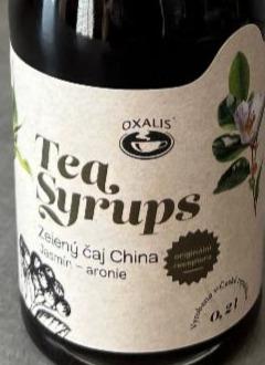 Fotografie - Tea Syrups Zelený Čaj China Jasmin Arónie Oxalis