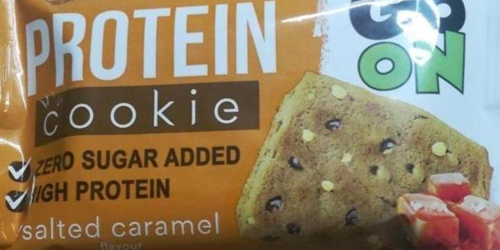 Fotografie - Protein cookie salted caramel Go On