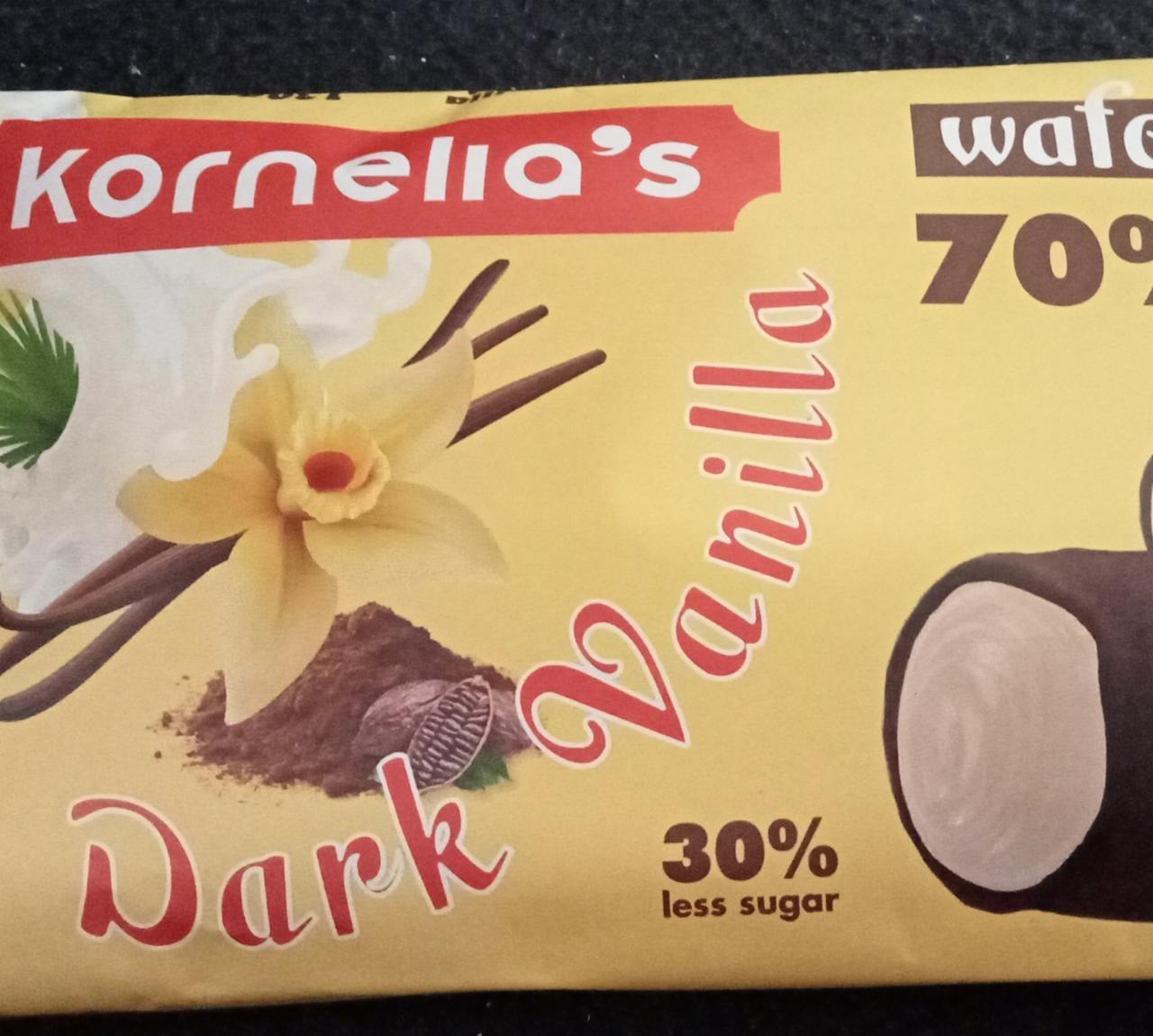 Fotografie - Rolled Wafers 70% Dark Vanilla Mrs. Kornelia's