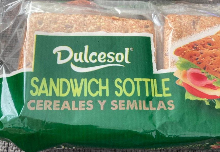 Fotografie - Sandwich sottile cereales y semillas Dulcesol