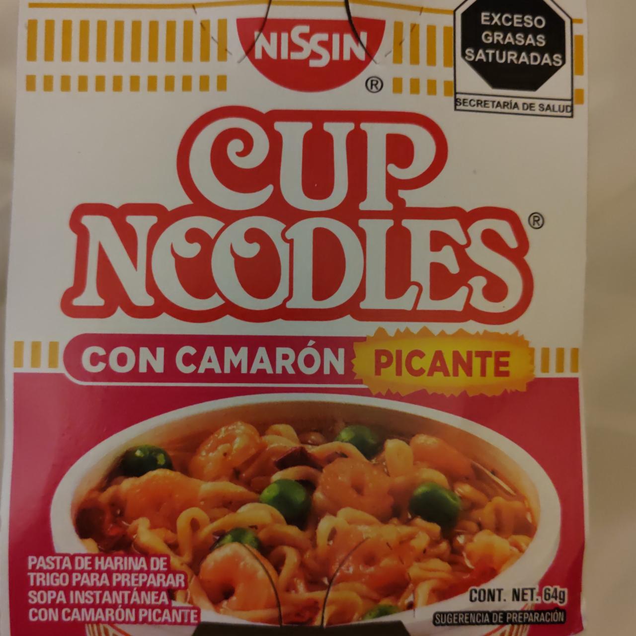 Fotografie - Cup noodles con camarón picante Nissin