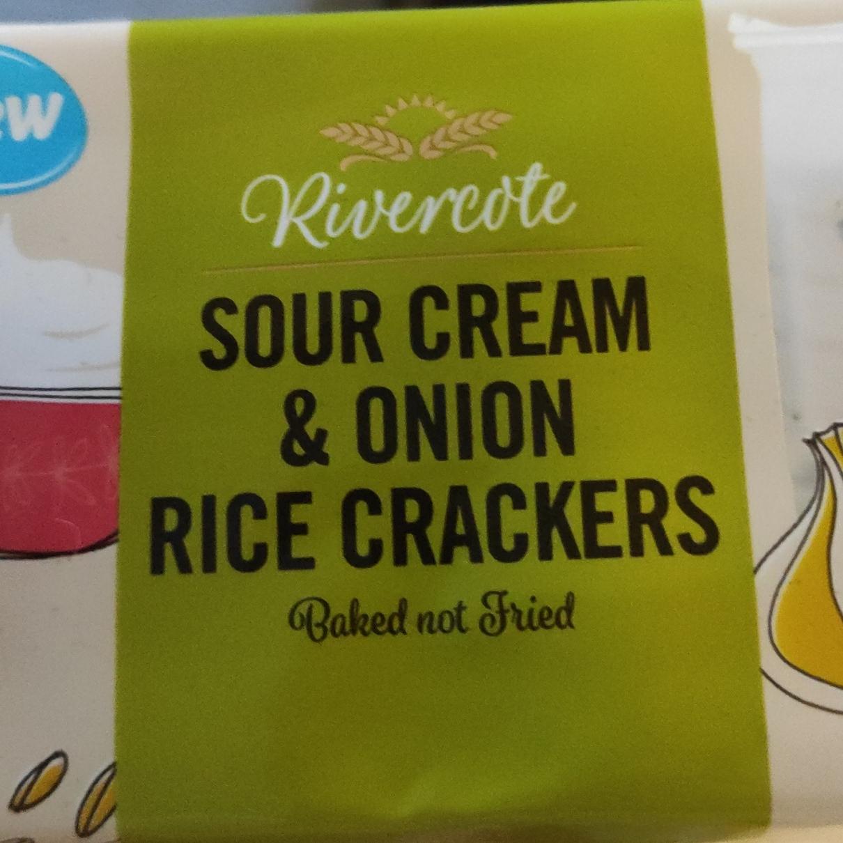 Fotografie - Sour Cream & Onion Rice Crackers Rivercote
