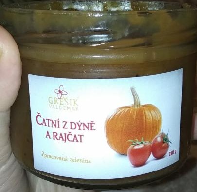 Fotografie - Čatní Z dýně a rajčat Grešík