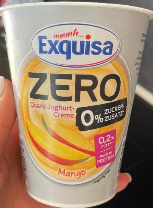 Fotografie - Zero Quark Joghurt Creme Mango Exquisa
