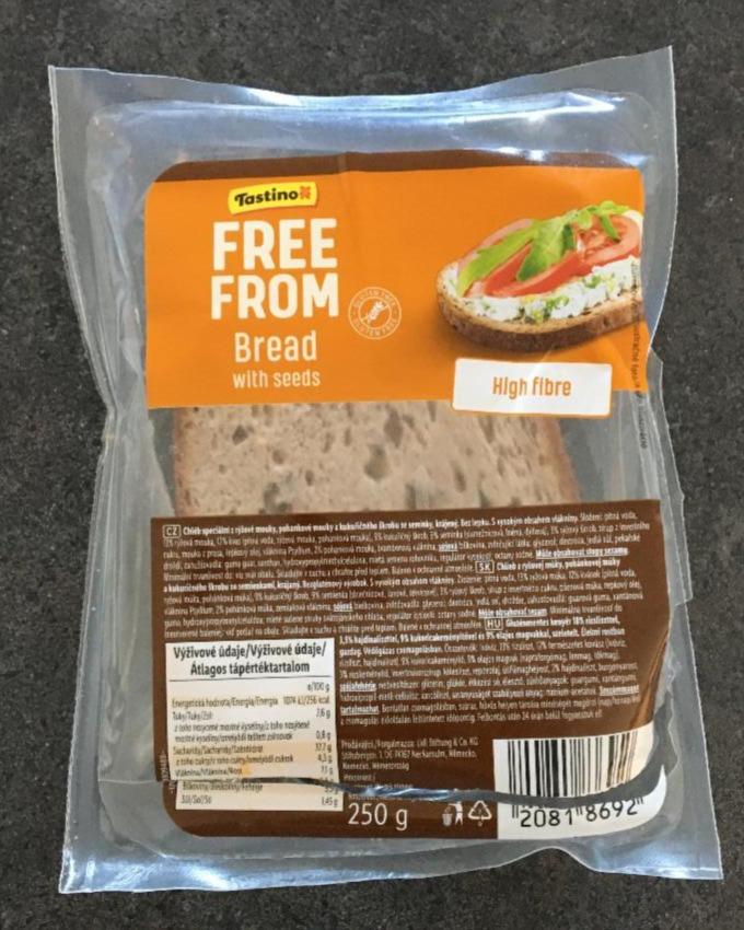 Fotografie - Free from Bread with seeds High fibre Tastino