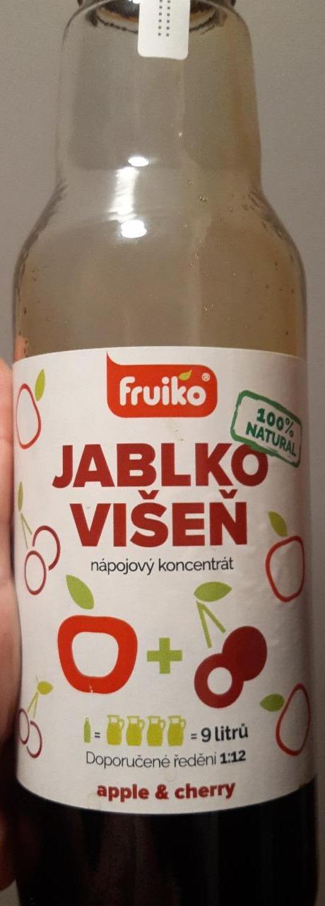 Fotografie - Jablko višeň nápojový koncentrát Fruiko