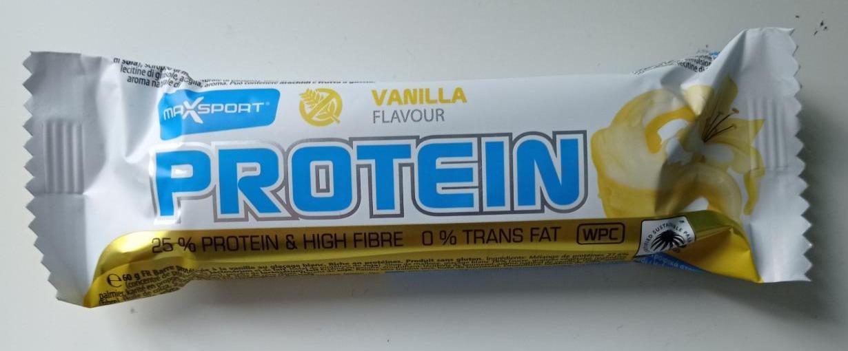 Fotografie - Protein vanilla flavour MaxSport