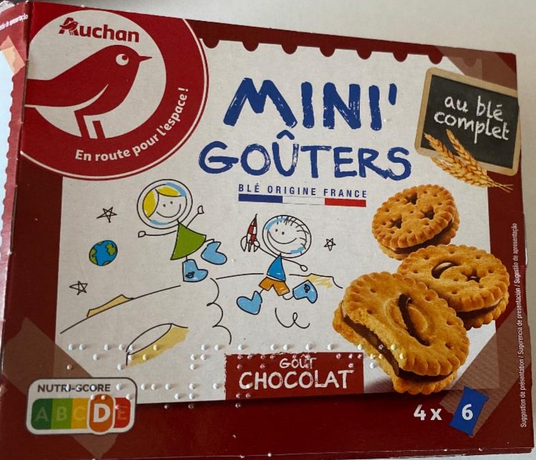 Fotografie - Mini goûters gout chocolat Auchan