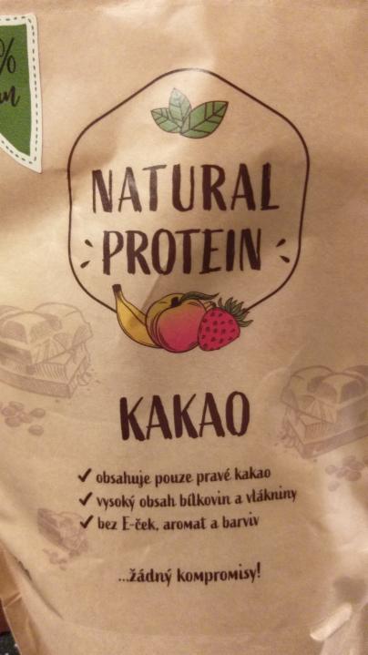 Fotografie - Veganský protein Kakao Natural protein